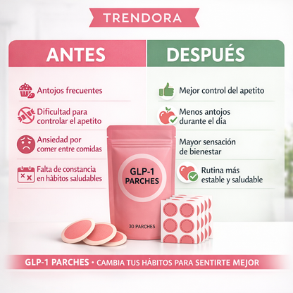 🌿GLP‑1 PARCHES: Menos Antojos, Más Control✨ Tu Rutina. Tu Poder. Tu Parche. Tu Cambio 💫- TRENDORA