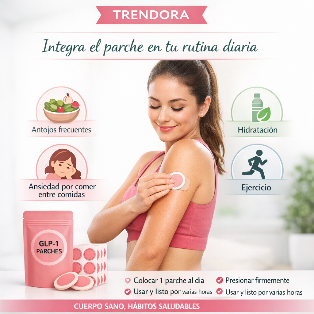 🌿GLP‑1 PARCHES: Menos Antojos, Más Control✨ Tu Rutina. Tu Poder. Tu Parche. Tu Cambio 💫- TRENDORA